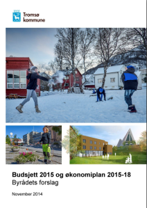 Tromsø kommunes budsjettdokument 2015-18